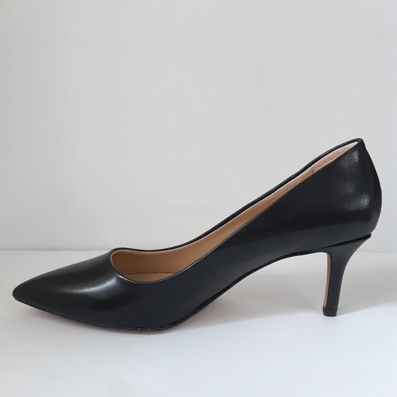 NEW | Franco Sarto | Black Leather Pumps 6M - Picture 8 of 9